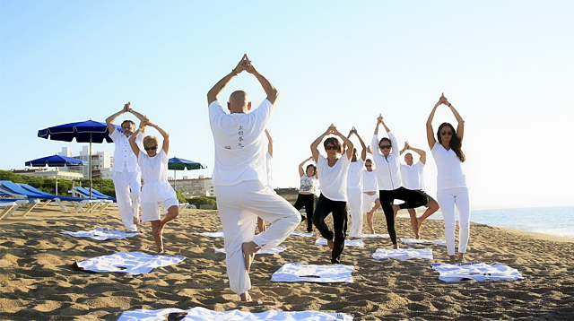 Yoga class