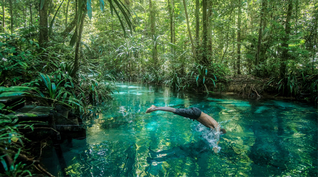 Kali Biru in Raja Ampat